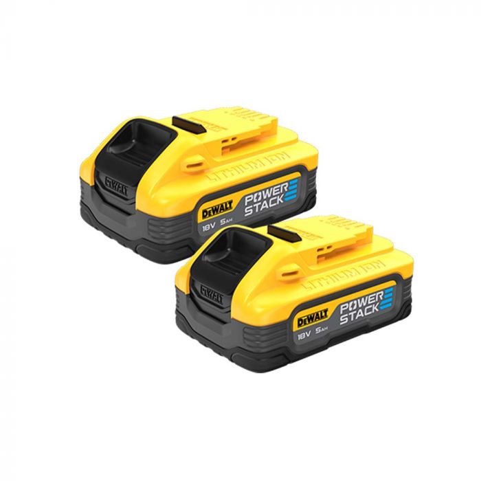 Dewalt 18V XR Brushless 1/2" Hog Ring Compact Impact Wrench - 2 x  5ah Powerstack Batteries | DEWDCF921H2T
