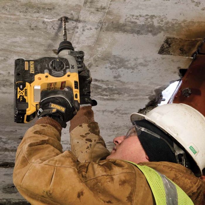 Dewalt 18V XR Brushless 24mm SDS-Plus Hammer Drill - 2 x  Powerstack 5ah Batteries | DCH273H2T-GB