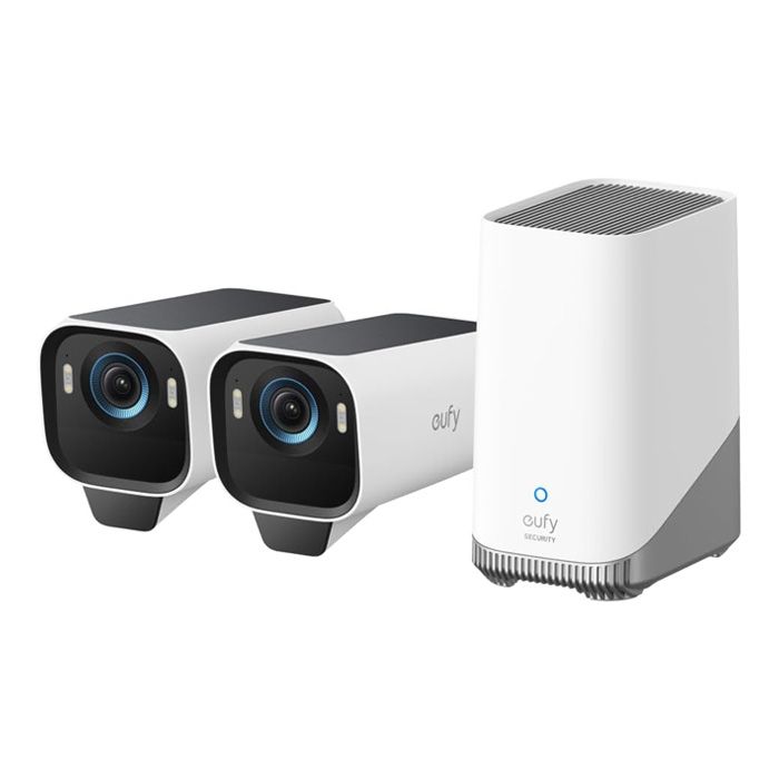 Eufy Eufycam S3 Pro 2-Camera Kit - White | T88923W1 | Telfords