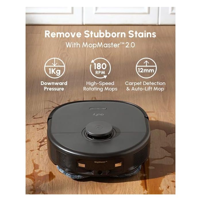 Eufy X10 Pro Omni Bagless Robot Vacuum Cleaner with Self-Empty Station - Black | T2351V11