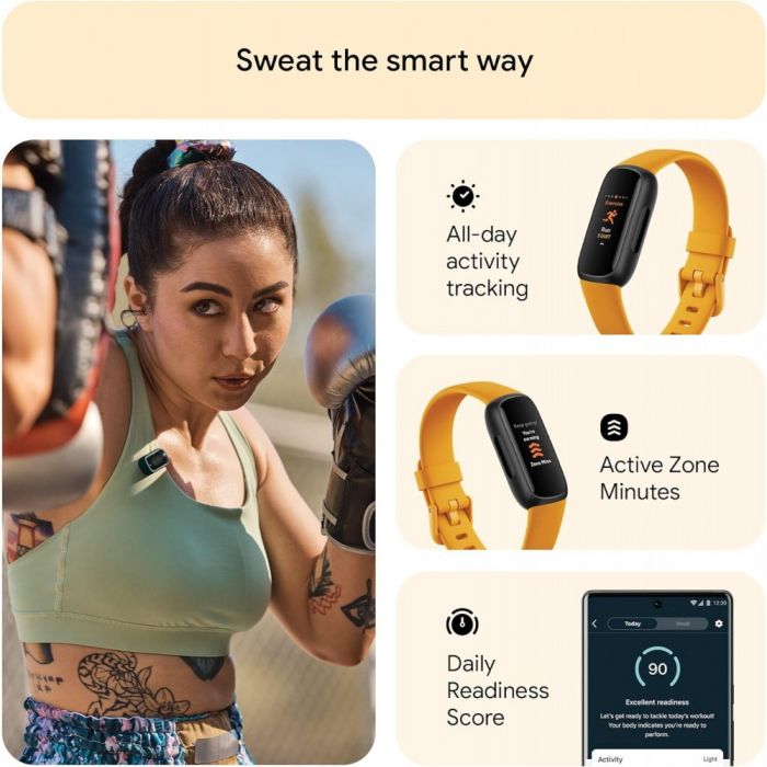 Fitbit Inspire 3 Fitness Tracker Smart Watch - Morning Glow | 79-FB424BKYW