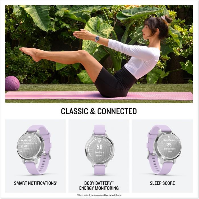 Garmin Lily 2 Active Smart Watch - Purple | 49-GAR-010-02891-01