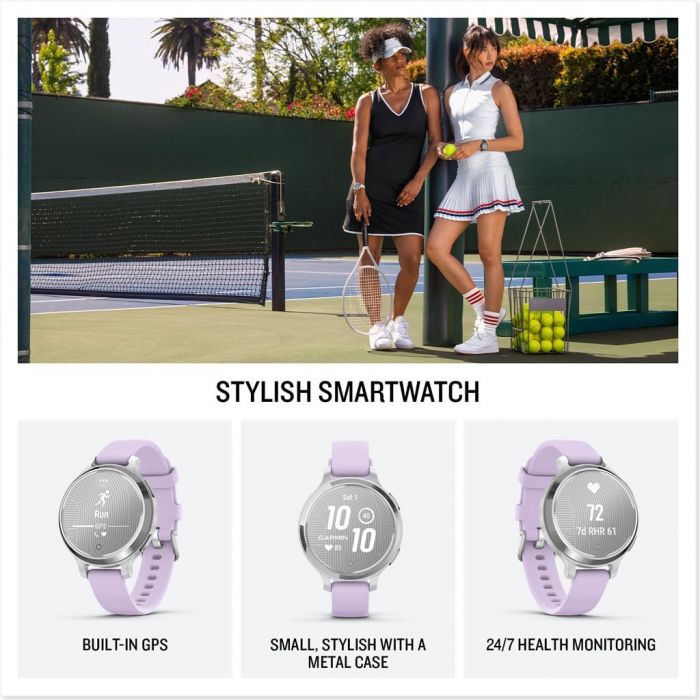 Garmin Lily 2 Active Smart Watch - Purple | 49-GAR-010-02891-01