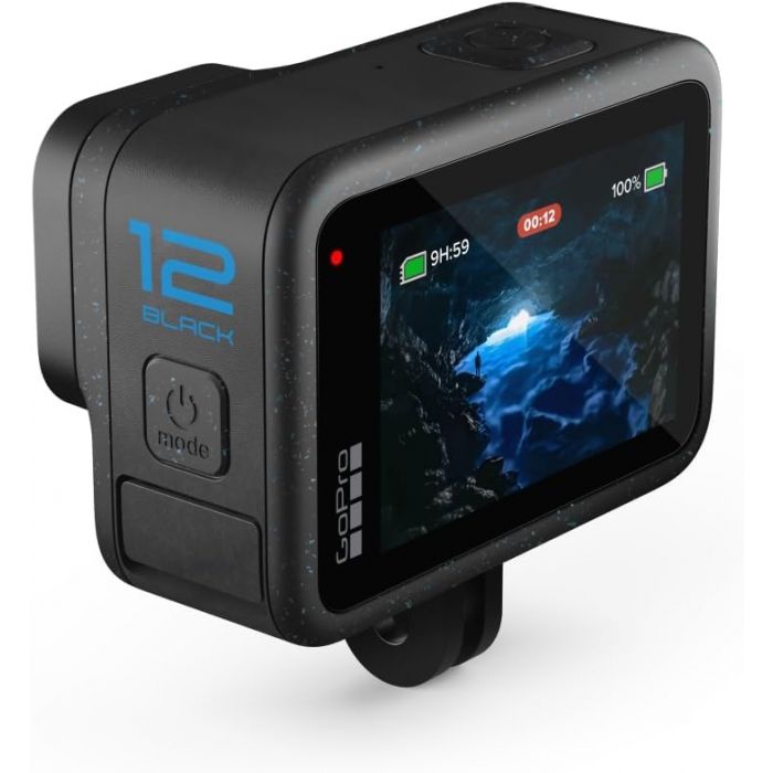 GoPro Hero 12 5.3K Action Camera - Black | CHDHX-121-RW