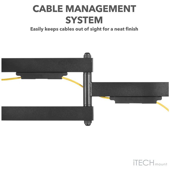 iTech Double Arm Wall Mount TV Bracket for 37" - 80" TVs | PTRB77