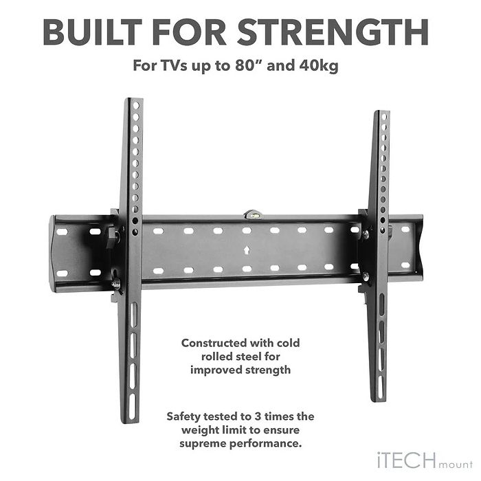 iTech Tilt Wall Mount TV Bracket for 37" - 70" TVs | PLB12B