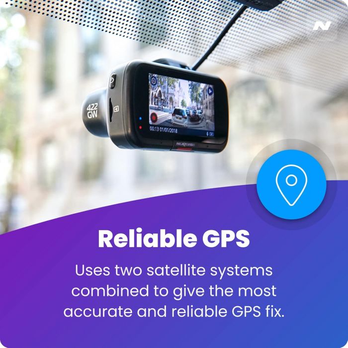 Nextbase 422GW 1440p Full HD Front Dashcam with Built-in Alexa | NBDVR422GW