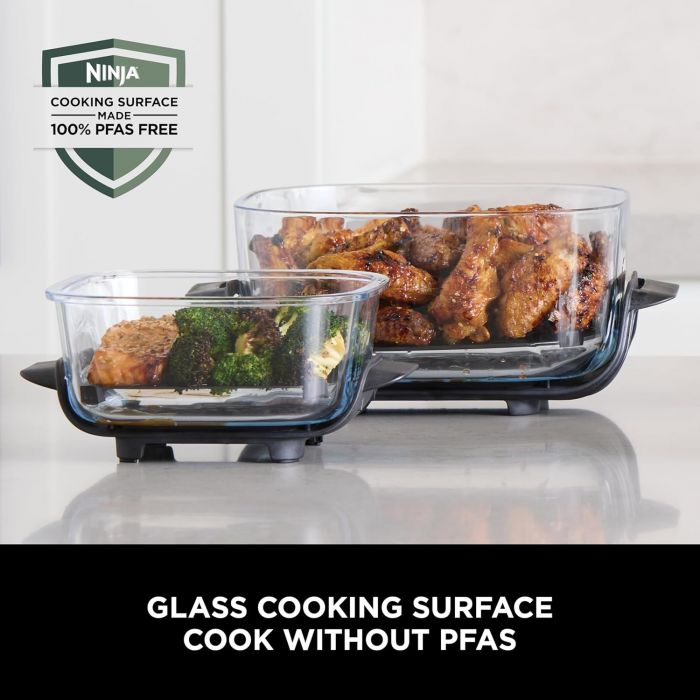 Ninja CRISPi 4-in-1 Portable Glass Air Fryer Cooking System - Stone | FN101UKST