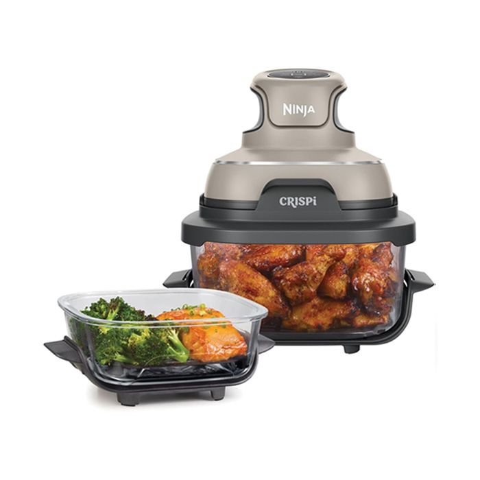 Ninja CRISPi 4-in-1 Portable Glass Air Fryer Cooking System - Stone | FN101UKST