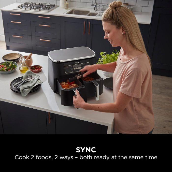 Ninja Foodie Dual Zone Air Fryer - Black | AF300UK