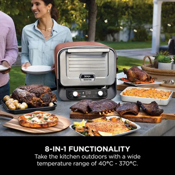 Ninja Woodfire Electric Outdoor Oven - Terracotta | OO101UK