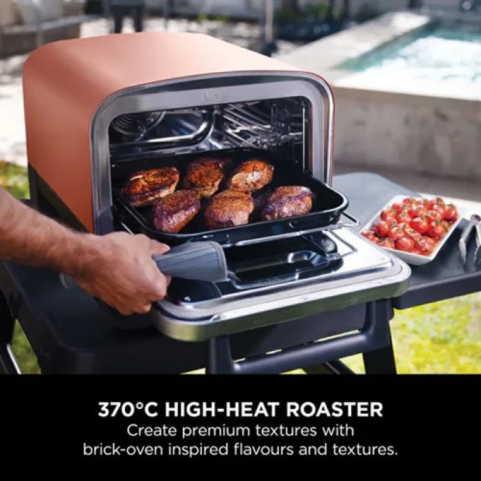 Ninja Woodfire Electric Outdoor Oven - Terracotta | OO101UK