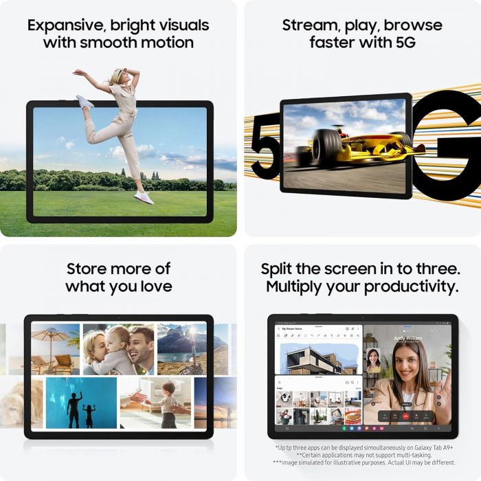 Samsung Galaxy Tab A9+ 11" 64GB Wi-Fi Android Tablet - Graphite | SM-X210NZAAEUB