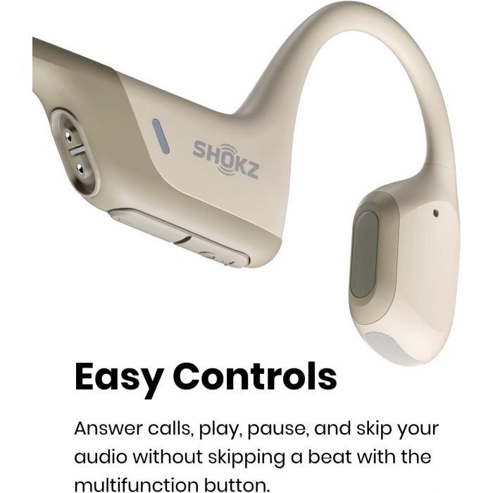 Shokz Openrun Pro Mini Open Ear Headphones - Beige | 38-S811-MN-BG