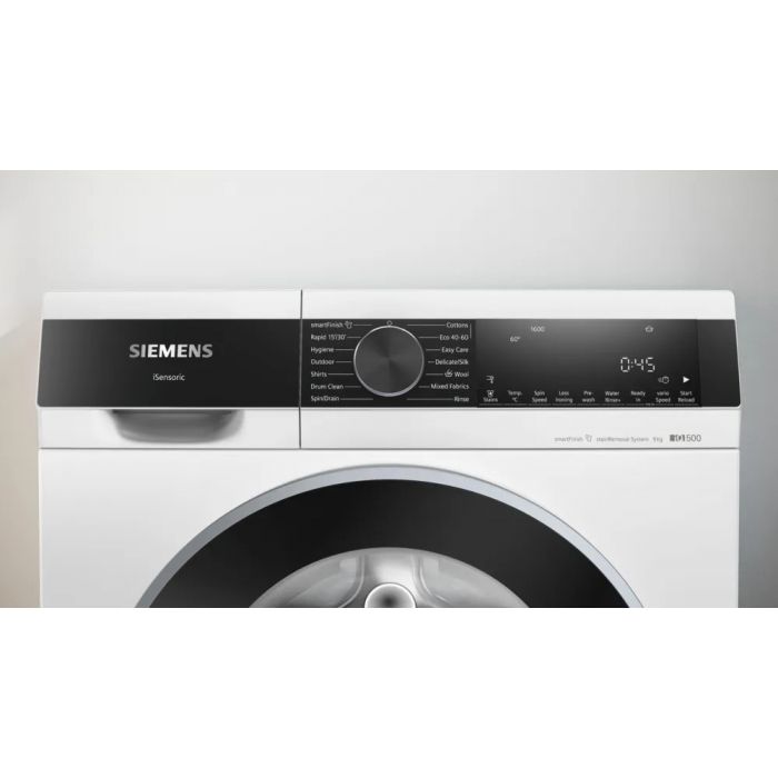 Siemens IQ500 9kg 1600 Spin Washing Machine - White | WG46G2Z1GB