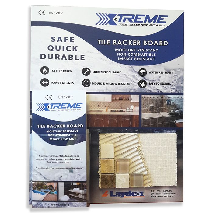 Xtreme Tile Backer Board 1.2m x 1.2m x 6mm White