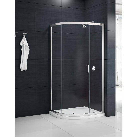 MBOX 1 Door Quadrant Offset Shower Enclosure | MB1Q1290
