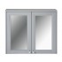 MERRION Mirror Cabinet 900mm SLATE GREY | TL900M