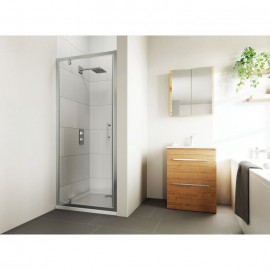VERVE Pivot Shower Door 900mm SILVER | 82351