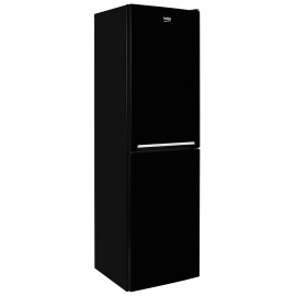 BEKO 55cm Fridge Freezer BLACK | CSG3582B