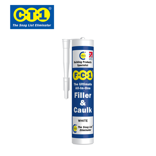 C-Tec CT1 Ultimate All-in-One FC1 White Filler and Caulk  310ml | FC1540106