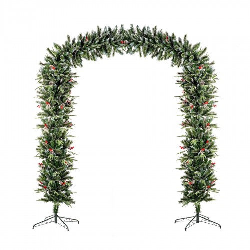 8FT New Jersey Christmas Tree Arch PVC Tips Cones & Berries | 433024