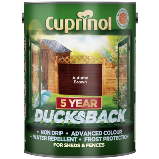 CUPRINOL Ducksback AUTUMN BROWN 5L | 58305