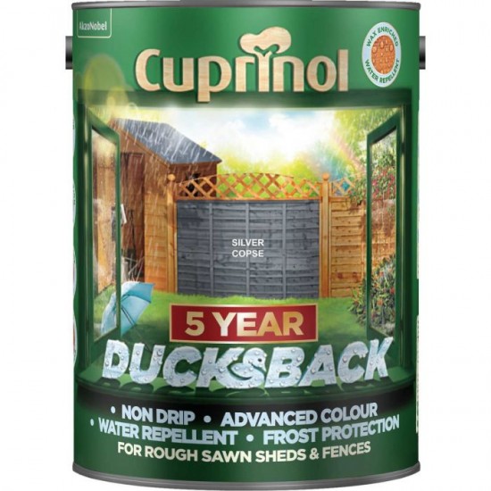 CUPRINOL Ducksback SILVER COPSE 5L | 58354