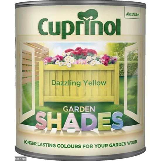 CUPRINOL Garden Shades DAZZLING YELLOW 1L | 58966