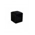 Cubic Velvet Quilted Stool BLACK | ZW39