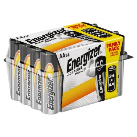 ENERGIZER Alkaline Power Batteries AA 24 Pack | 61660