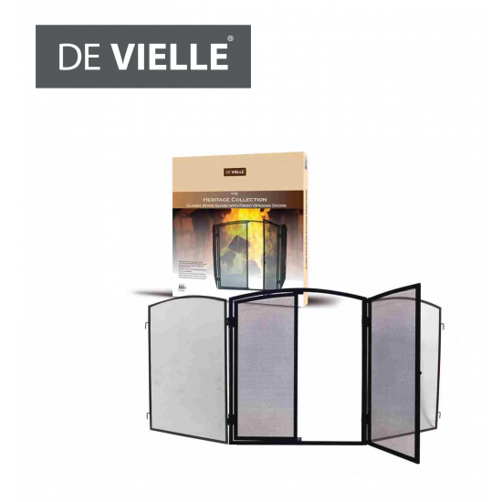 De Vielle Heritage Classic Stove Fire Guard With Front Opening Doors | 61700