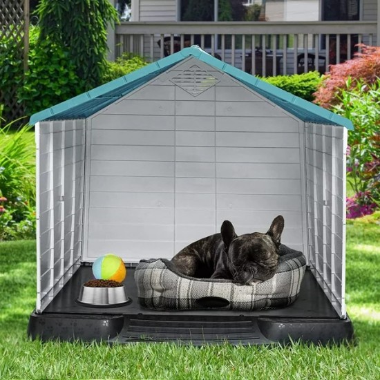 De Vielle Medium Indoor Outdoor Pet Dog Cat Animal Shelter Kennel | ZXP426