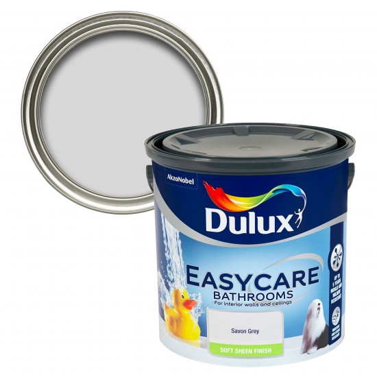 DULUX Easycare Bathrooms SAVON GREY 2.5L | 62036