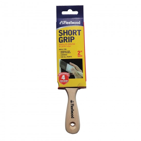 FLEETWOOD Short Grip Angled Brush 2" | 59384