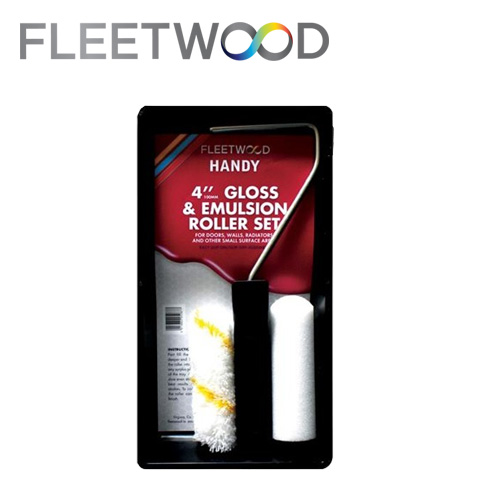 Fleetwood 4" Handy Gloss & Emulsion Roller Paint Set | MRTH4EG