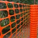 Orange Safety Barrier Mesh Temporary Fencing 50m x 1m | 68149