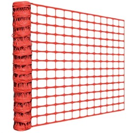 Orange Safety Barrier Mesh Temporary Fencing 50m x 1m | 68149