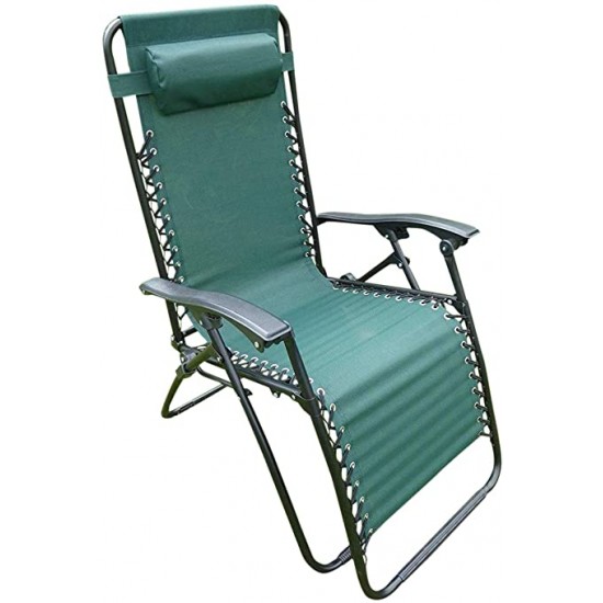 TEXTLINE Reclining Garden Chair GREEN | 64893