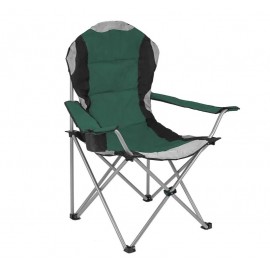 REDWOOD Padded High Back Canvas Chair GREEN | BB-FC170