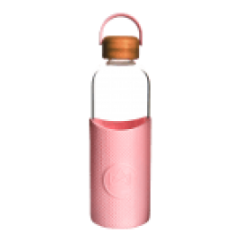 NEON KACTUS Glass Water Bottle 1000ml PINK | 1220558