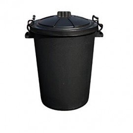 POLYTECH Dustbin 110L BLACK | BAR0254