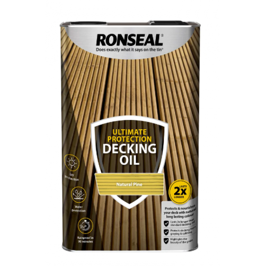 RONSEAL Ultimate Decking Oil 5L NATURAL PINE | 72777