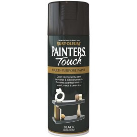 RUSTOLEUM Painter's Touch Spray Paint 400ml GLOSS BLACK | 252522