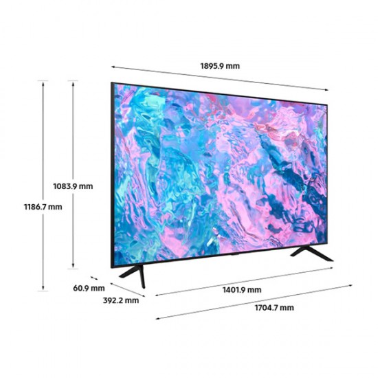 Samsung 85” CU7100 Ultra HD HDR 4K Smart TV (2023) | UE85CU7100KXXU