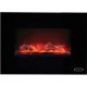 STANLEY Argon 90CM Electric Wall Mounted Fire Panel | HEWS511