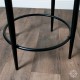 TARA Sofia Bar Table with Marbled Glass Top | TL5368DS