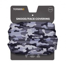 TERMIN8 Snood Face Covering GREY CAMO | 031809