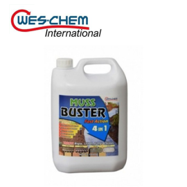 Muss Buster 4-in-1 Fast Acting Moss Remover for Driveways, Tarmac, Stone 5 litre Capacity| ECMB5L