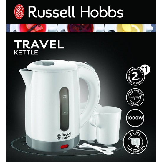 Russell Hobbs Travel Kettle White | 23840